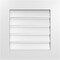 Ekena Millwork Vertical Surface Mount PVC Gable Vent: Functional, w/ 3-1/2"W x 1"P Standard Frame, 22"W x 22"H GVPVE22X2201SF - alternate 1